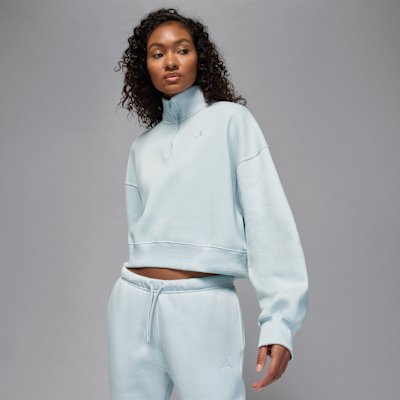 Jordan Brooklyn Fleece Women's 1/4-Zip Top. Nike SI